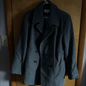 Calvin Klein Charcoal Double-Breasted Jacket